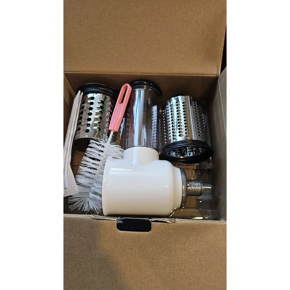 Gvode White Slicer Shredder Attachment KitchenAid Standalone Mixer (*no slicer)